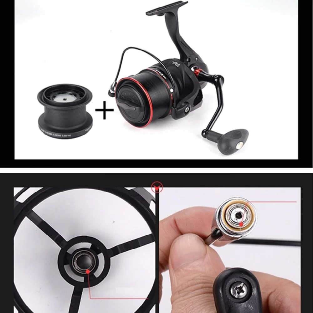Рыболовная катушка reel12 + 1BB для морской рыбалки хорошие Рыболовные катушки TSP 8000