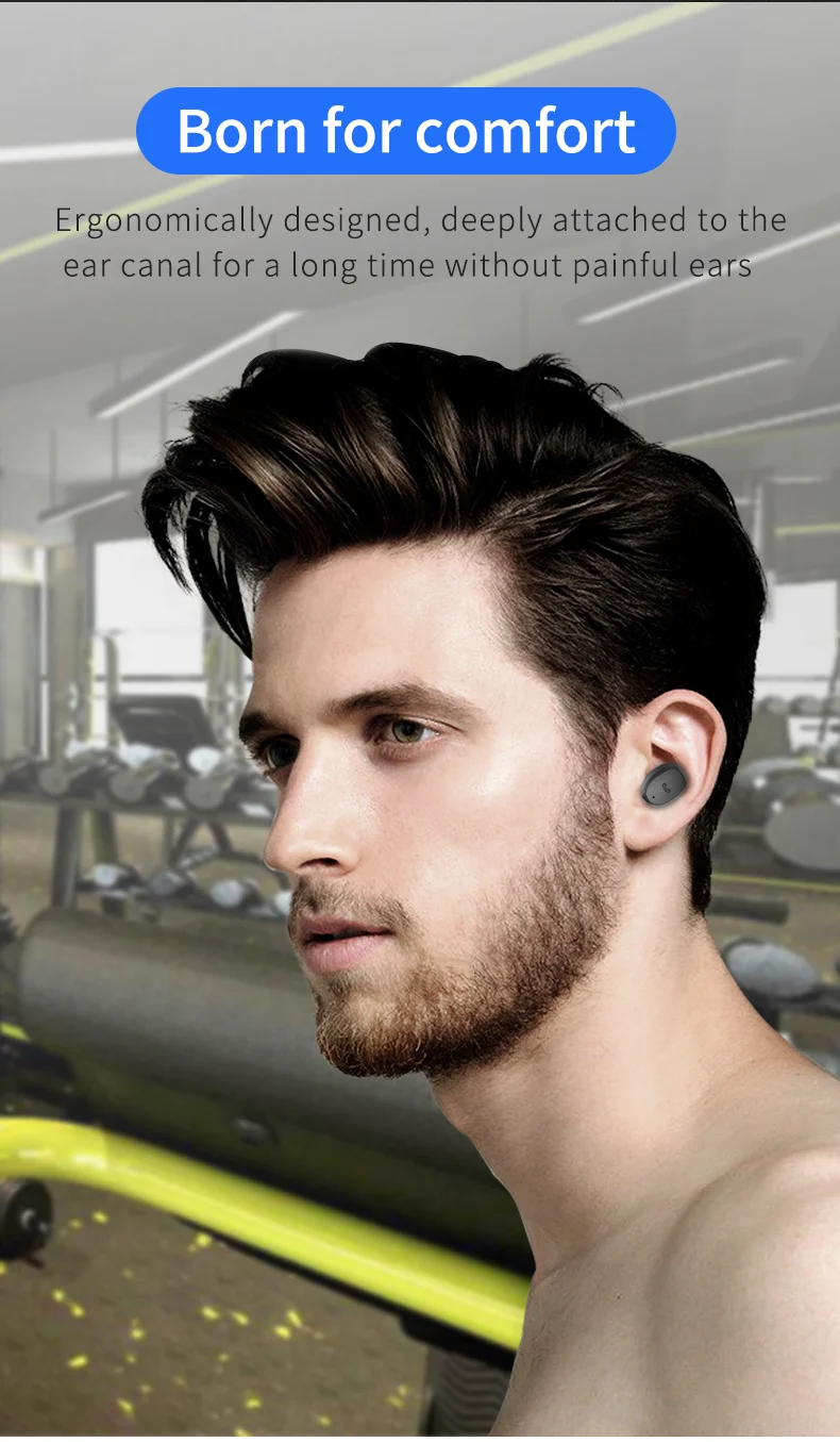 RIKYA G3 Bluetooth 5,0 беспроводные наушники Bluetooth наушники Беспроводной Водонепроницаемый гарнитуры геймера с микрофоном