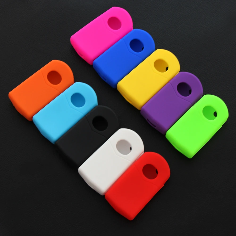 Силиконовая резина 2 кнопки чехол для дистанционного ключа от машины брелок Mazda