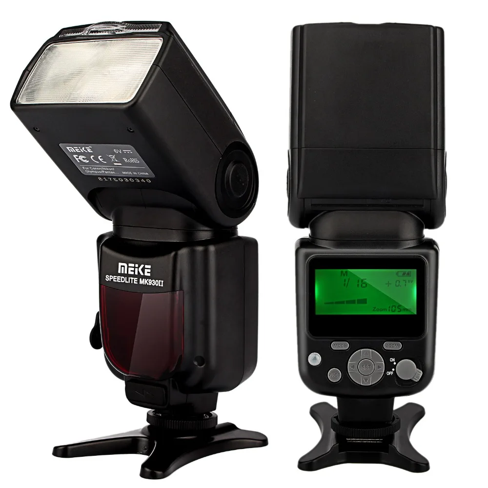 MEIKE MK 930 II фонарик фото Радио Вспышка Speedlite для цифровых зеркальных камер Canon Nikon