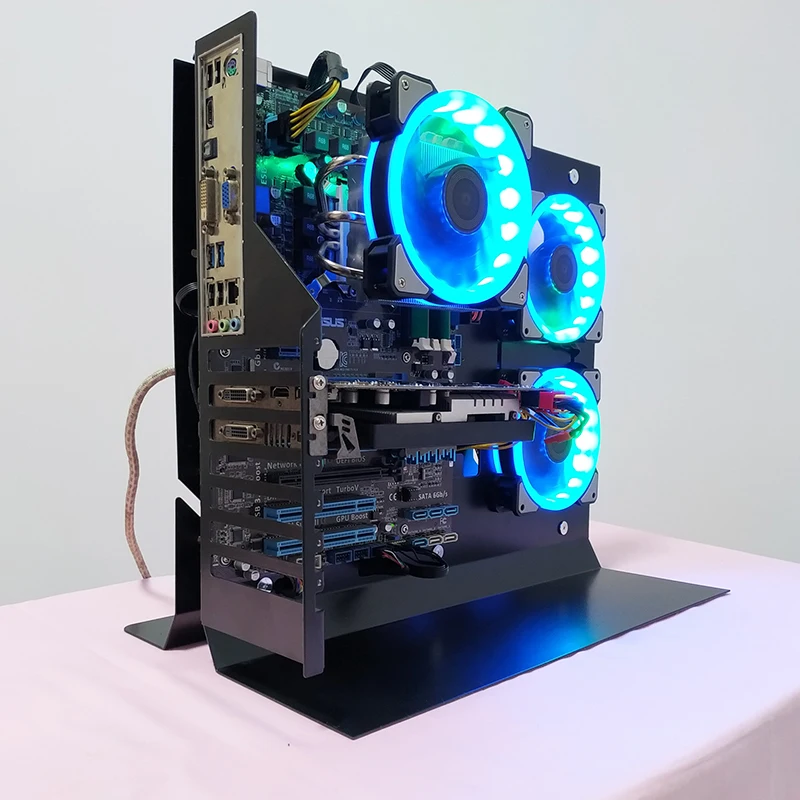 43*22*37 см DIY PC шасси в корпусе Персонализированная настольная вертикальная подставка водяного охлаждения ATX/Matx игровой хост-бокс gabinete computador