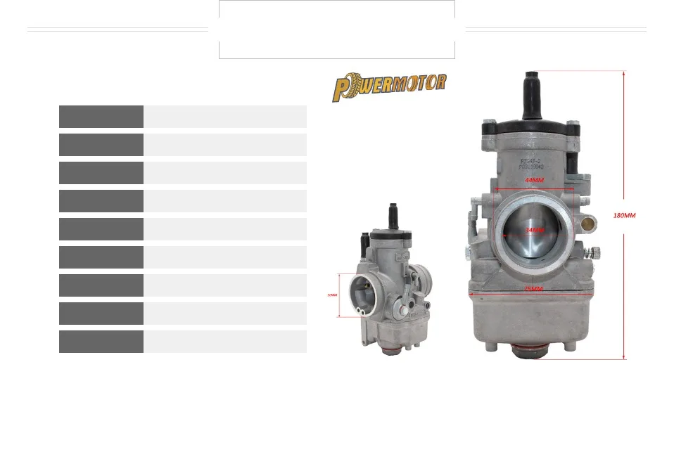 PowerMotor JK PZ34J мотоцикл 34 мм карбюратор для 177 мм Zongshen 250cc с водяным охлаждением 4 клапанный двигатель NC250 Dirt Bike ATV Quad