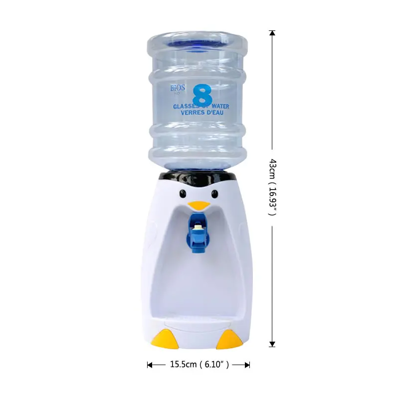 Диспенсер для воды в стиле милых пингвинов с бутылкой 8 очков диспенсер мини