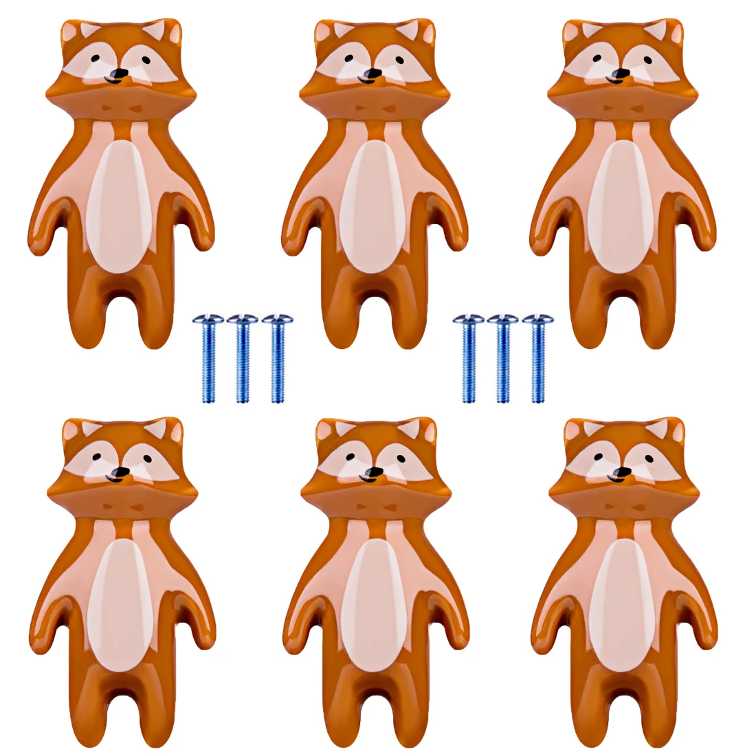 2019 Новое поступление 6 шт./лот детская мультяшная дверная ручка керамическая в