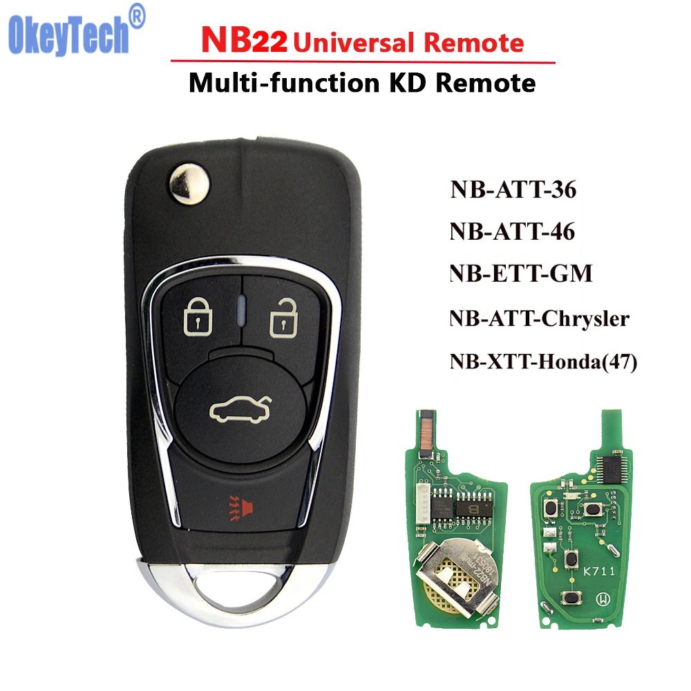 OkeyTech 4 кнопки NB Series NB22 универсальный пульт дистанционного управления KD ключ для