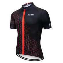 NW Велоспорт Джерси Топы летние гонки велосипедная одежда Ropa Ciclismo короткий рукав mtb велосипед Джерси рубашка Майо Ciclismo