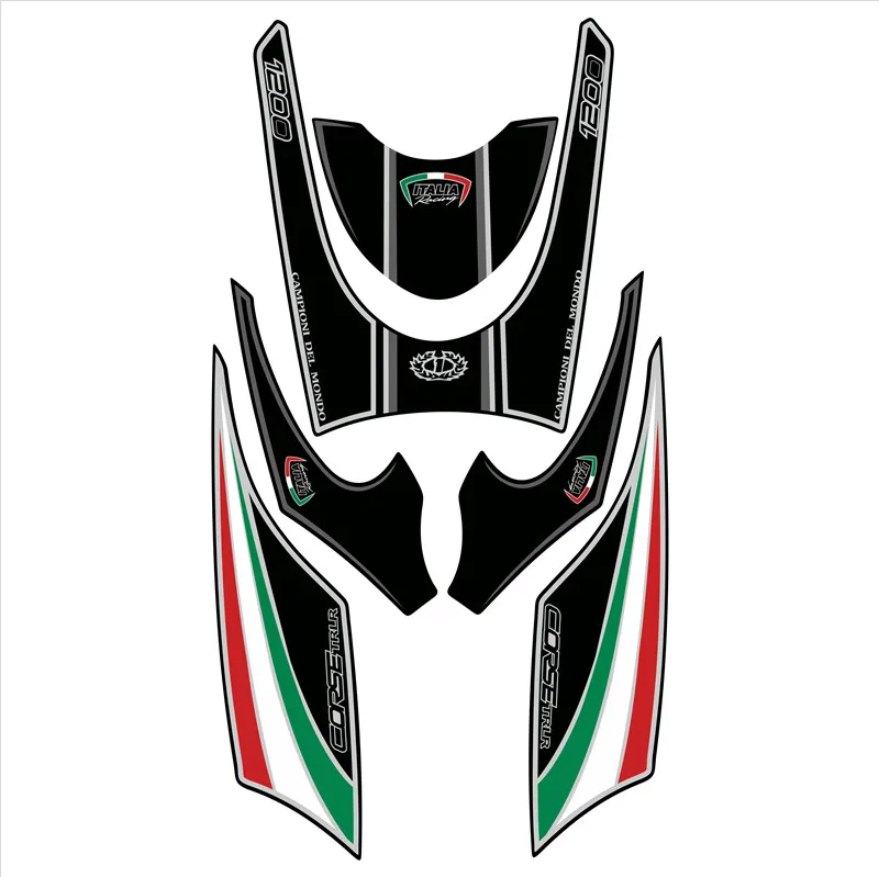 Для Ducati Diavel 1200 2011 высококачественный передний обтекатель мотоцикла цифровая доска 3D защитный гель