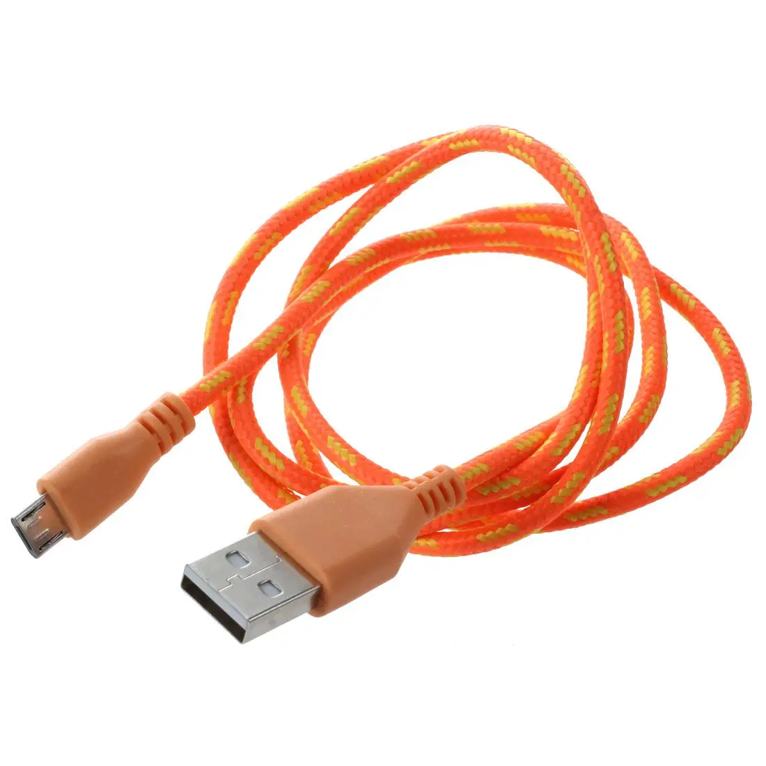 Топ 1 м плетеный кабель Micro USB для передачи данных и синхронизации зарядного