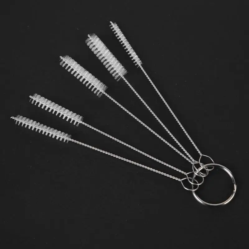 5 шт./компл. Mini Nylon Обледенение Трубопроводы Сопла щетка для очистки Кондитерские приспособления для чистки бутылки чайник клавиатуры поклонников инструмент для очистки