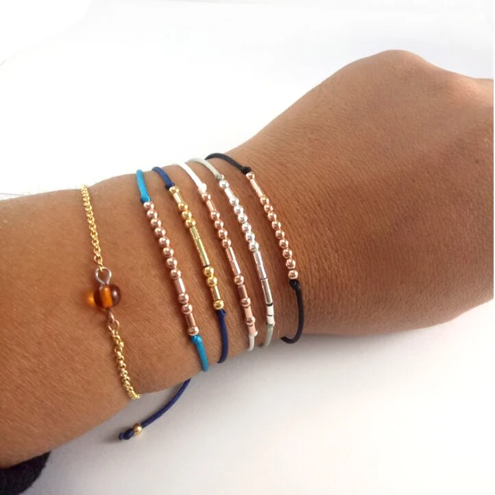 Duoying Морзе кодовый браслет радость персонализированные скрытые сообщения для