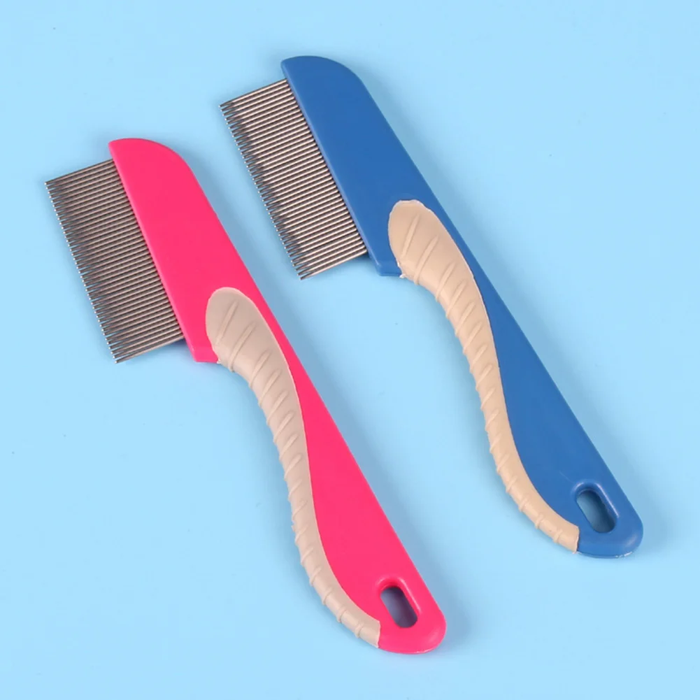 Триммер для стрижки волос расческа от блох нержавеющей булавки с рисунком