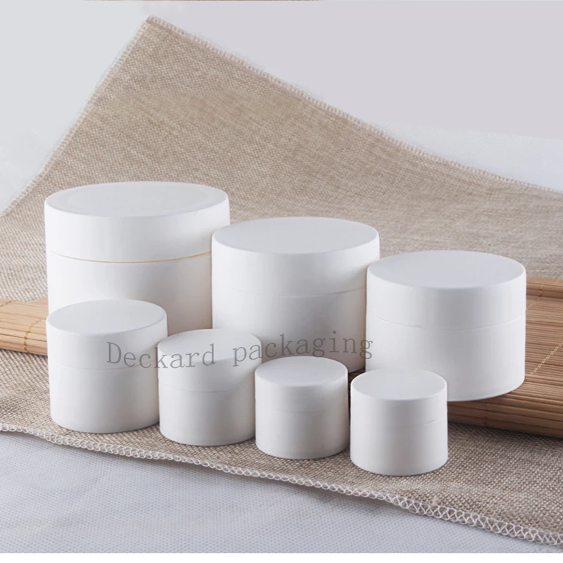 Матовые пластиковые бутылки для крема рук 3g/5g/10g косметические контейнеры банки