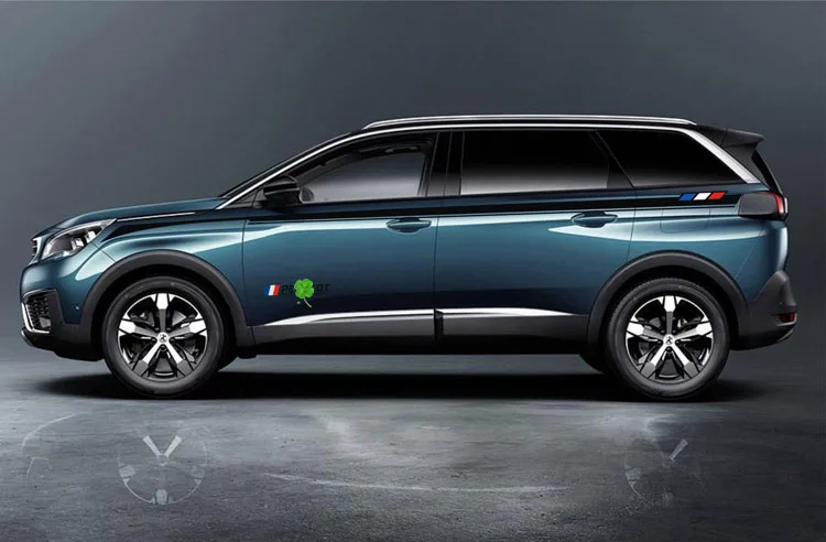 Taiyao автомобильный стильный, для спортивного автомобиля автомобильный аксессуар наклейка для PEUGEOT 3008 3008GT 4008 5008 обе стороны Стикеры авто-Стайлинг