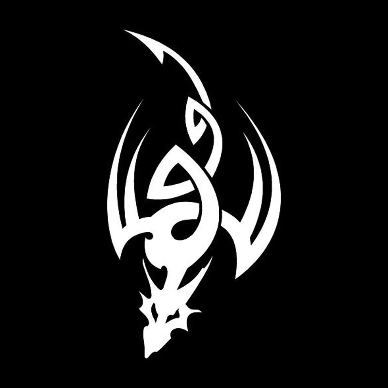 Виниловая наклейка с мотоциклами 10 6 х20 см этнический свисающий дракон|decals for rc