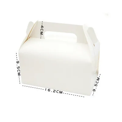 10 шт. коробка из крафт-бумаги с ручкой свадебный подарок женский праздник день