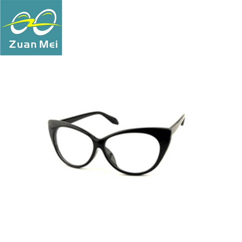 Цзуань МЭИ Leopard оптические очки чтения кадр Для женщин бренд равнине зеркало