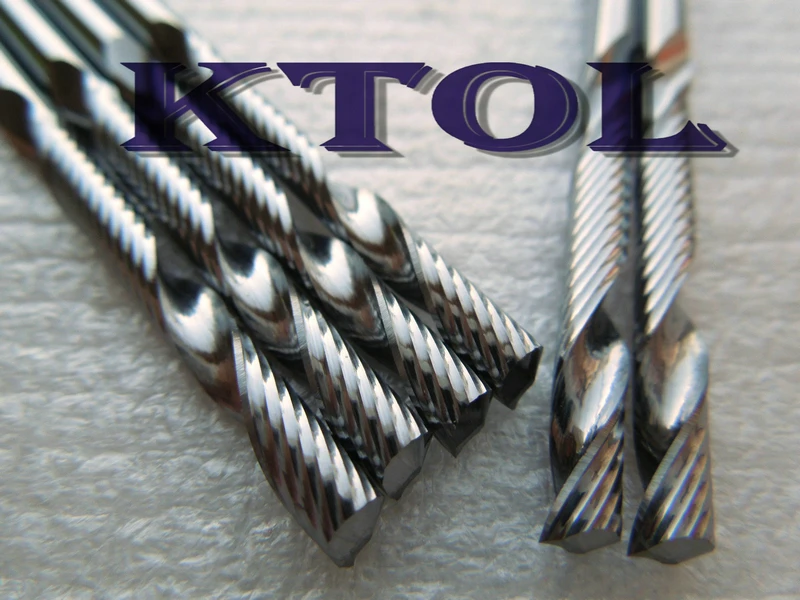 4*32 мм 1 Флейта Спираль карбида вольфрама фреза для дерева акриловые резки CNC