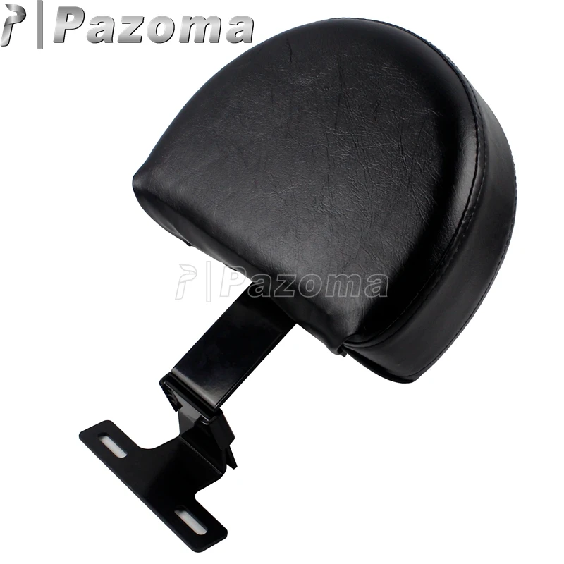 Черная мотоциклетная Регулируемая Подключаемая спинка водителя для Harley Softail со