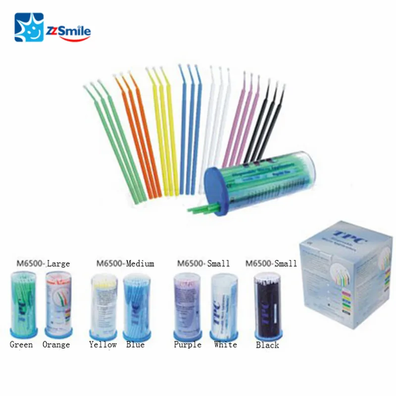 

CE Approved TPC Dental Disposable Micro Applicators 100Pcs/Barrel