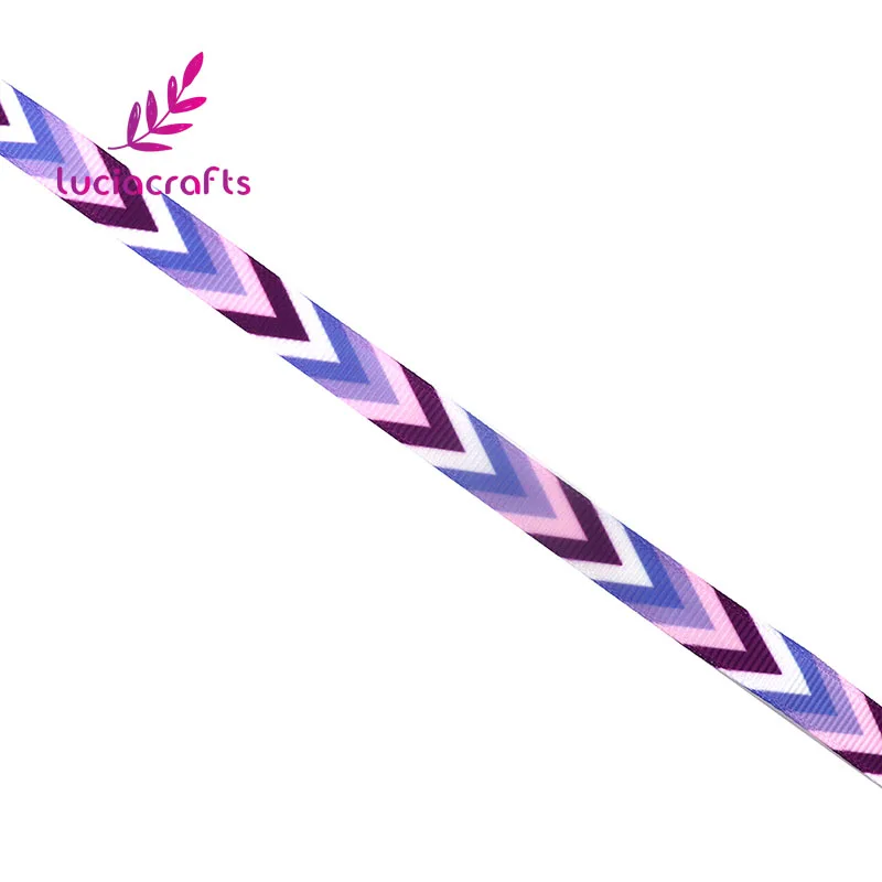 Lucia crafts, 5 лет/6 лет, 10 мм, лента в полоску с волнистым принтом, корсажные ленты, бант для волос, аксессуары для одежды, материалы ручной работы S0308