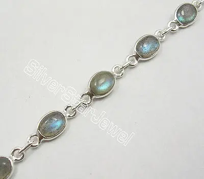 Chanti International BLUE FLASH LABRDORITE MULTI браслет с драгоценным камнем 7 1/2 дюймов|gem stone bracelet|stone