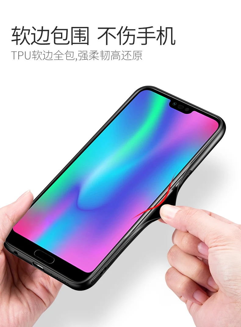 Для huawei Honor 10 чехол MSVII тонкий зеркальный стеклянный чехол для huawei Honor 10 Lite чехол Temepred стеклянная задняя крышка для Honor View 10