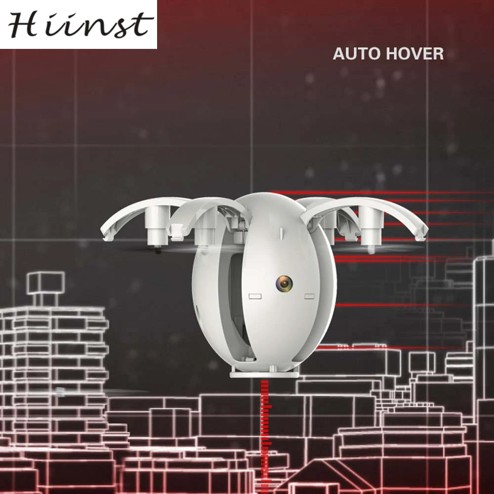 HIINST 2,4 ГГц 4CH 6-Axis gyro RC Quadcopter Kai Дэн K130 складной трансформер яйцо Drone Alpha Q35 SEP1