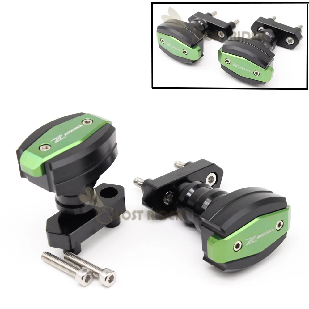 Алюминиевый левый и правый слайдер рамы с CNC мотоцикла защита от ударов для Kawasaki