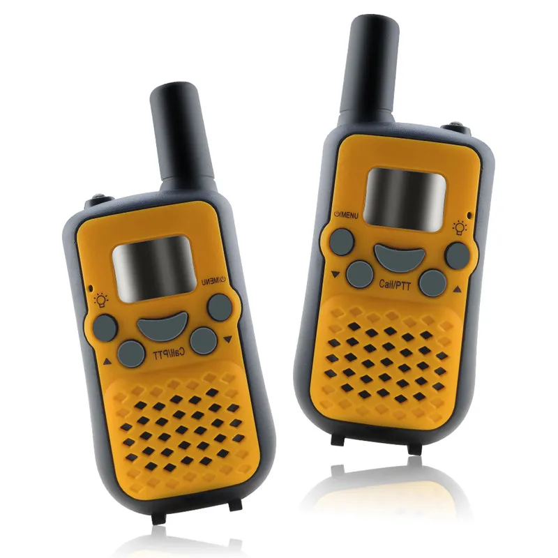 Двухстороннее радио мини рация 0,5 Вт FRS UHF 400-470 МГц 8/22CH VOX PTT ЖК-дисплей двухсторонняя рация-рация Интерком для детей - Цвет: Orange