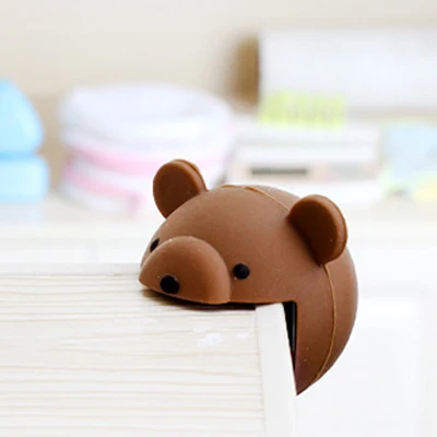 Brown Bear Распродажа милый Настольный Угловой протектор в форме животного, подушка для детей, безопасная антиколлизия, угловая защита для мебели - Цвет: Brown Bear