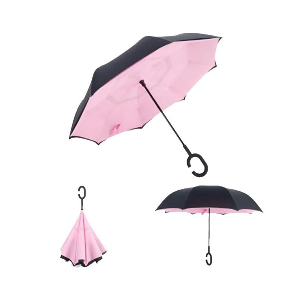 Новый Лучше Brella Двойной Слой/Перевернутый/Назад Открытие Зонтик|umbrella can|umbrella