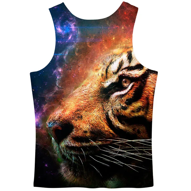 Мужские майки YOUTHUP 2020 с 3D принтом животных повседневный крутой жилет спортивная