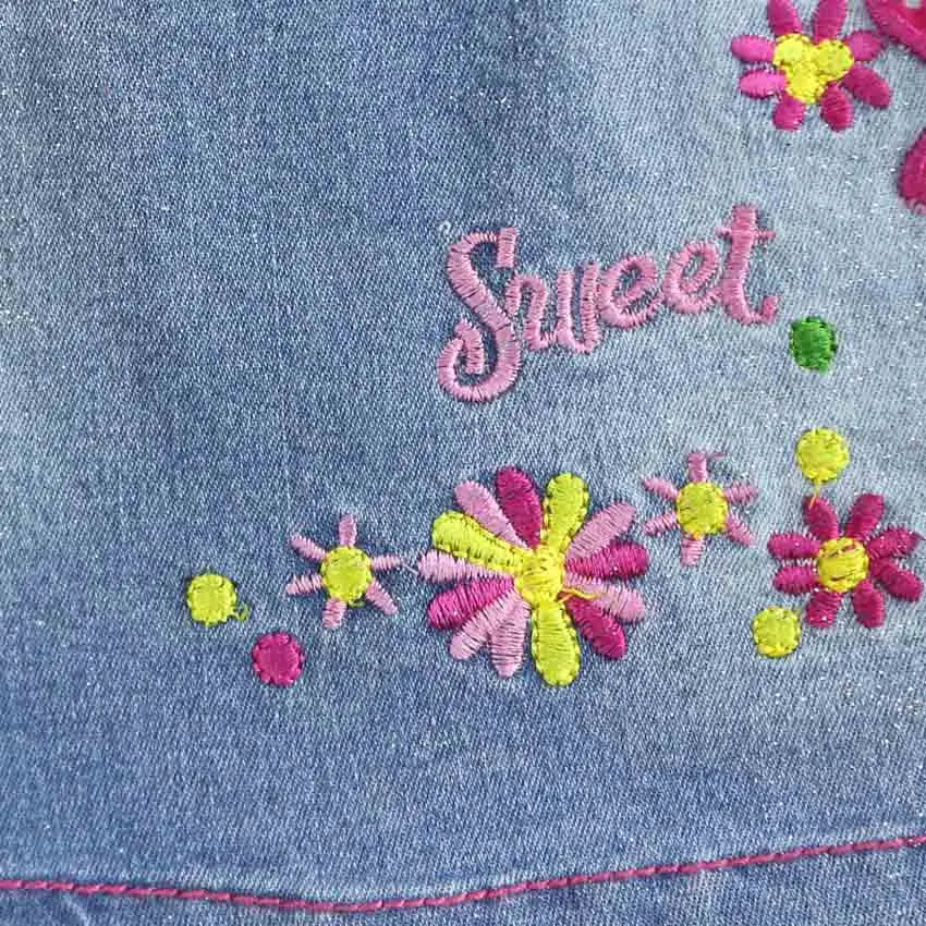 Светло голубые джинсовые юбки для девочек возрастом от 2 до 6 лет джинсовая мини