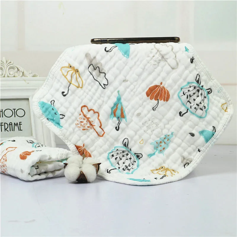 Детские махровые нагрудники из хлопка 6 слоёв 10 шт./лот 30*30 см|Полотенца| |