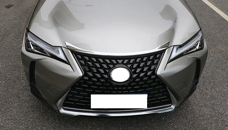 Для Lexus UX200 250H 260H 2019 2020 ABS хромированный передний капот решетка гриля бампер губа
