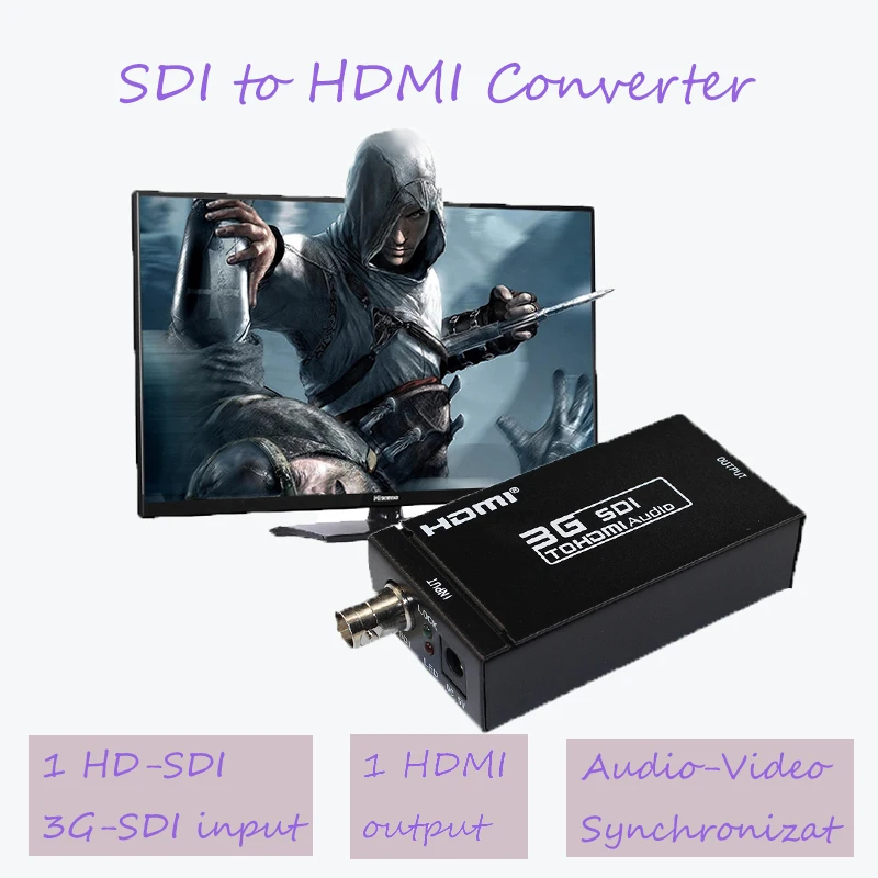 Цельный HDMI to SDI видео конвертер, слитные купальники для будущих мам sdi to hdmi видео конвертер адаптер с адаптером селфи-Стик