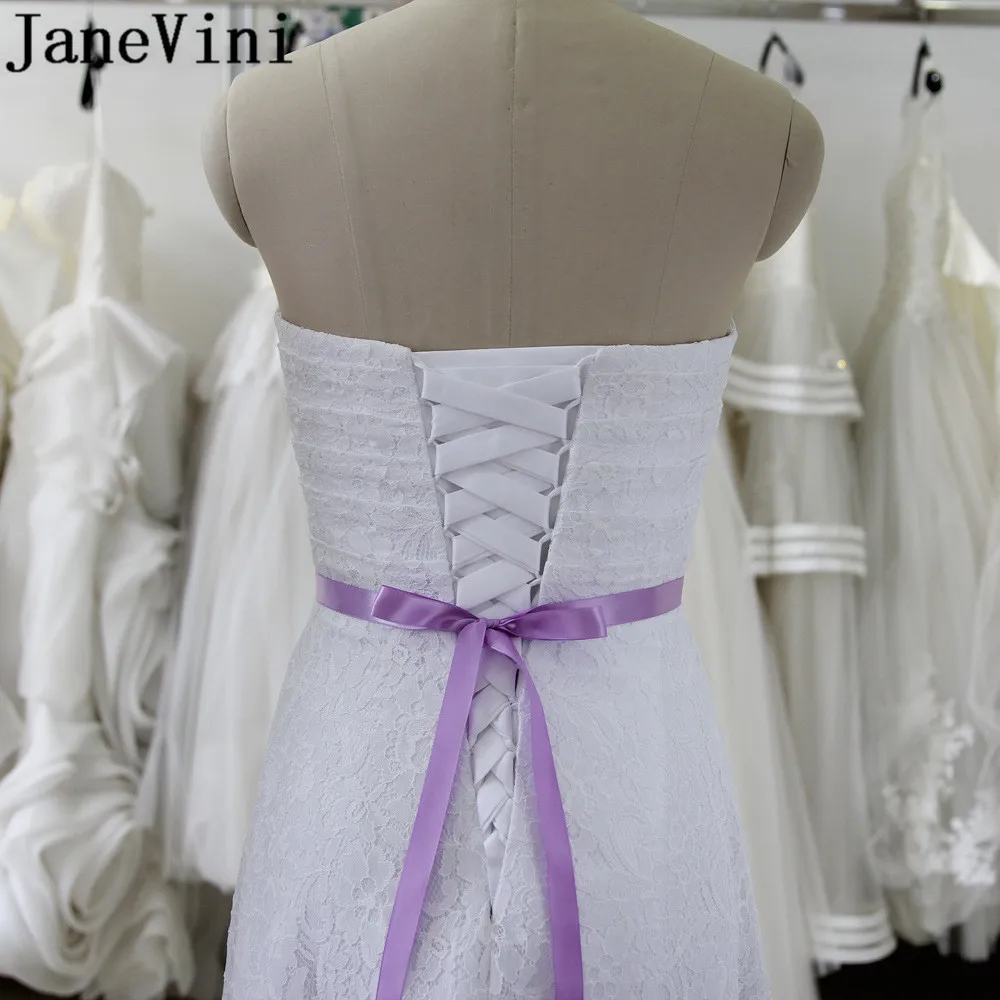 JaneVini красивый свадебный пояс для невесты с кристаллами и бисером женское