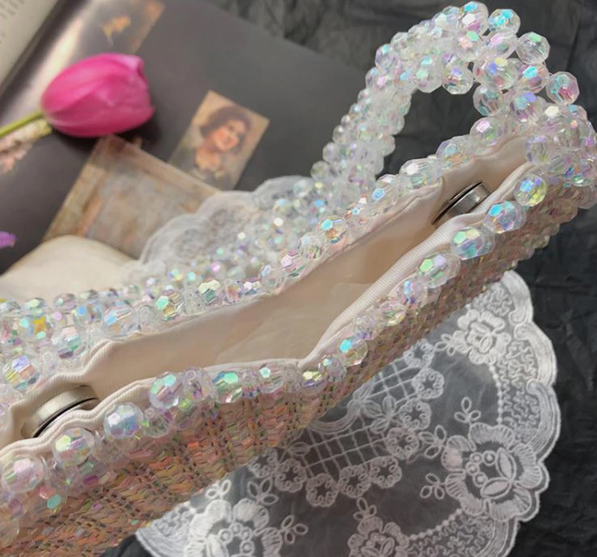 Новинка 2019 ручная упаковка ручной работы украшенная бусинами в форме сердца виде