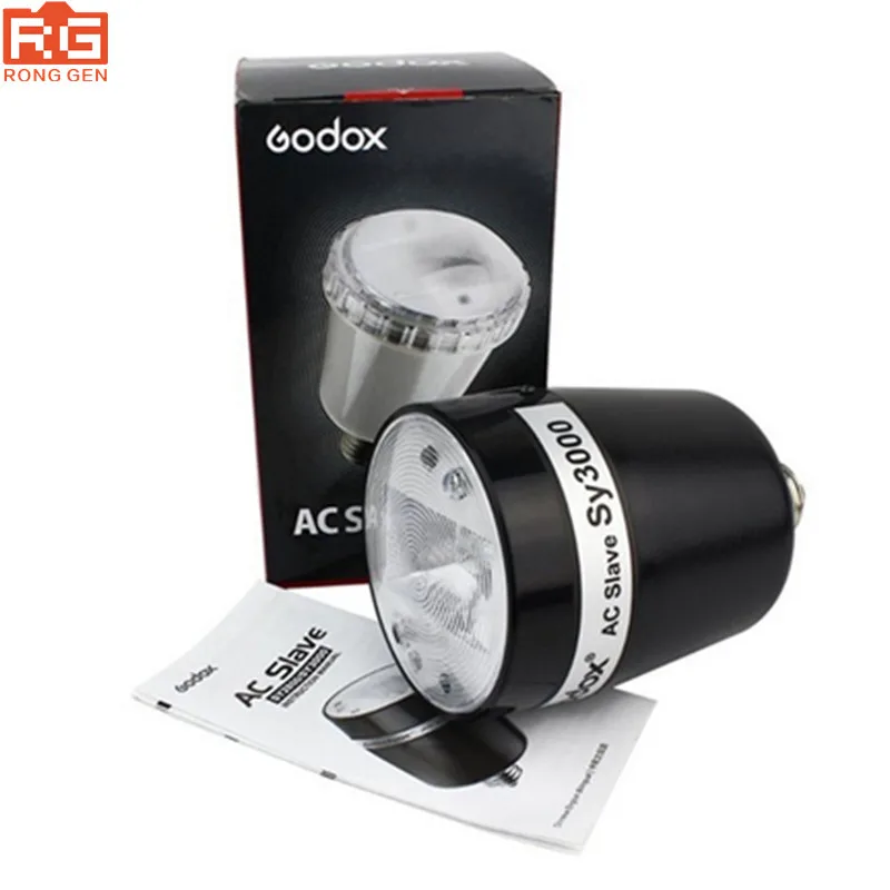 Godox SY3000 фотостудия стробоскоп E27 винт AC Slave вспышка лампа 220В Бесплатная