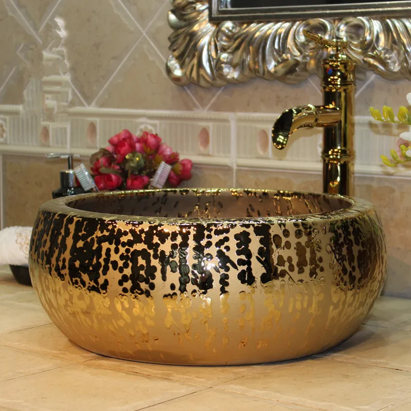 Керамическая раковина в европейском винтажном стиле столешница для умывальника