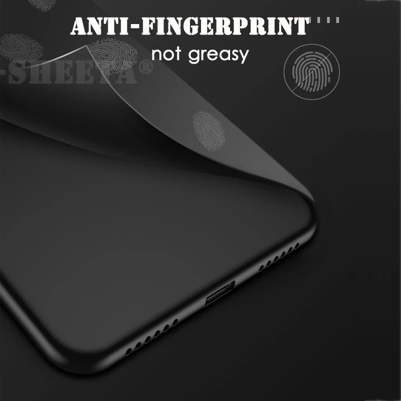 Тонкий чехол Shockrpoof для Huawei Honor Play 8X Max 20 9X Pro Lite Ультратонкий матовый Жесткий Чехол