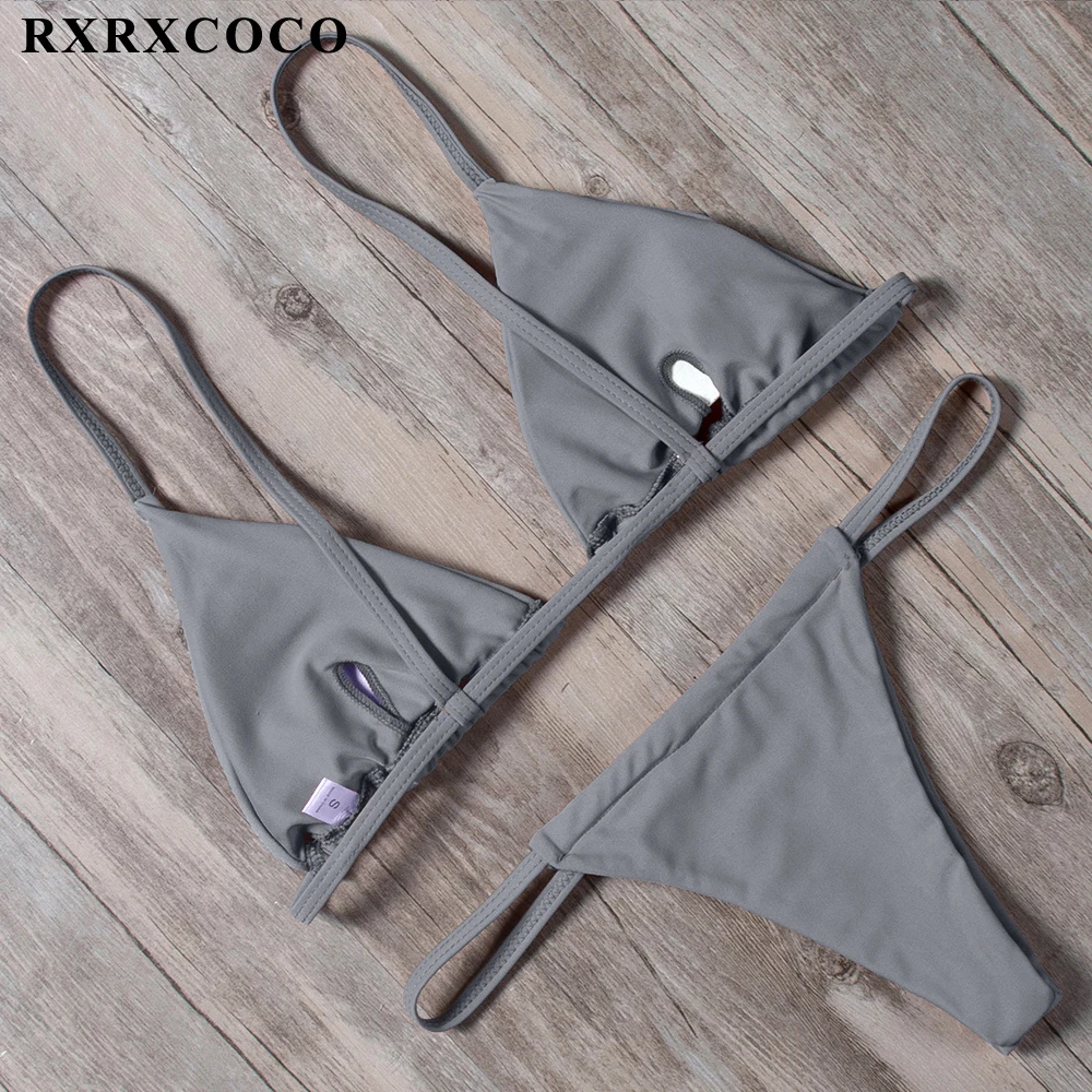 RXRXCOCO, бикини, набор,, горячий купальник, женское бикини, сексуальный пляжный купальник, купальный костюм, пуш-ап, Бразильское бикини, Maillot De Bain