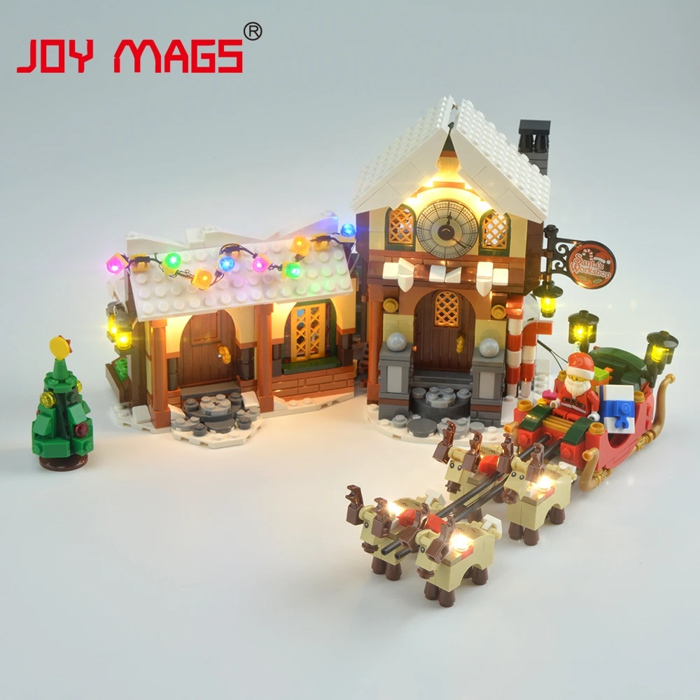 JOY MAGS светодиодный светильник Набор для 10245 Creator Санты мастерской светильник ing набор совместим только с 33024