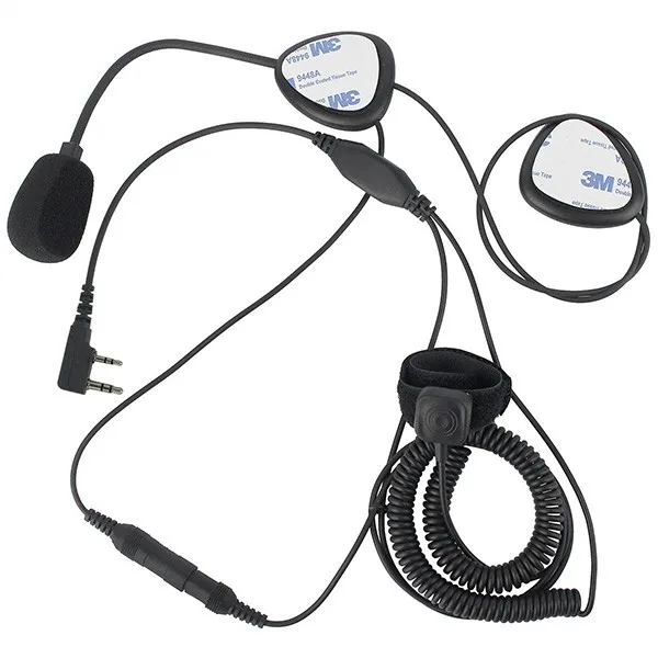 Обновление Finger PTT мотоциклетный шлем гарнитура микрофон для KENWOOD TYT BAOFENG UV-5R RETEVIS H777 RT3 PUXING рация C2242A