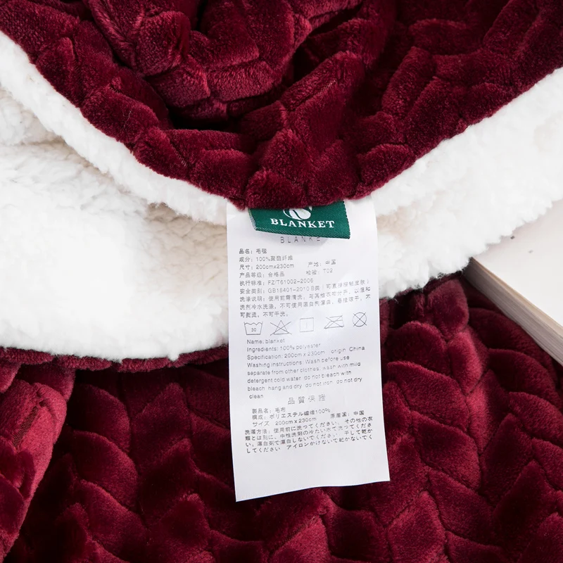 На зиму, теплые, фланелевые одеяла супер мягкая меховая подкладка бросить сплошной Цвет покрывало на кровать пара взрослых одеяла на кровати
