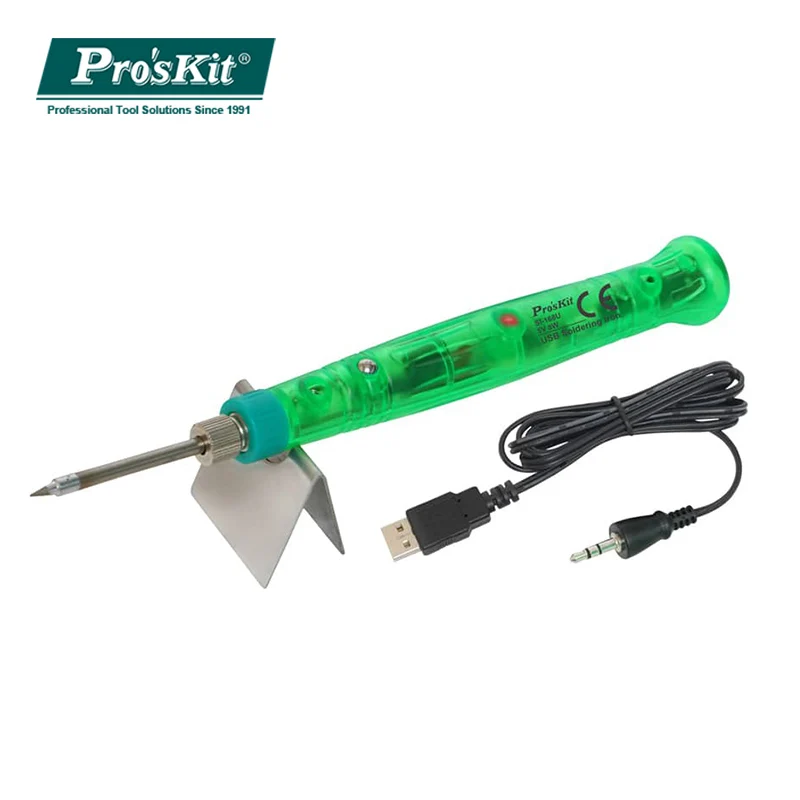 Pro'skit SI-168U паяльник USB 8W 5V Электрический сварочный пистолет с припоем тонкий