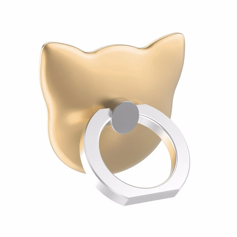 Шесть Цвета Кот глава 360 градусов палец кольцо Мобильный телефон Смартфон