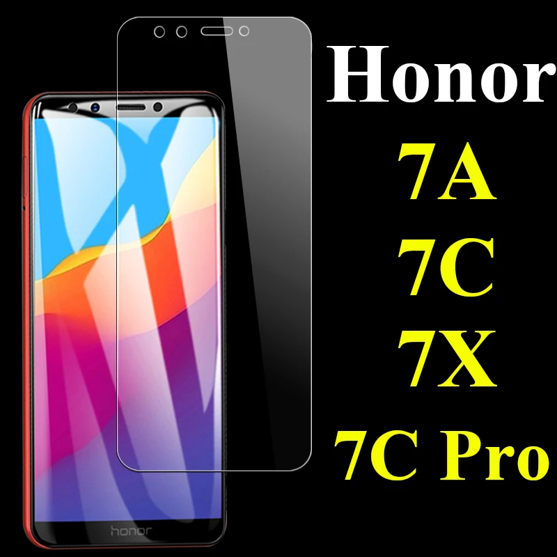 Защитное стекло для huawei honor 7c pro защита экрана 7a 7x закаленное 7s a7 c7 7apro 7cpro huaway honer 7 a c
