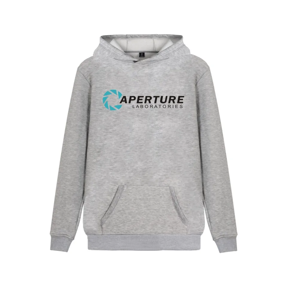 Толстовка с капюшоном Aperture Science Games Мужской Повседневный пуловер Laboratories