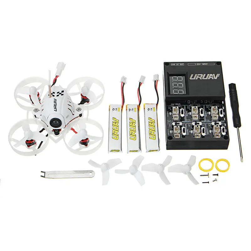 URUAV UR65 65 мм FPV гоночный Дрон BNF Crazybee F3 Контроллер полета OSD 5A Blheli_S ESC 5,8G 25mW VTX RC Квадрокоптер VS Tiny 6x 7x